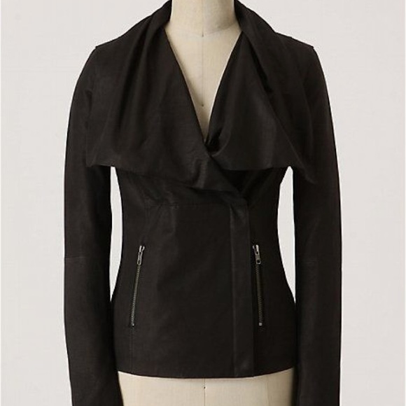 Anthropologie Jackets & Blazers - Anthropologie Cartonnier leather jacket S